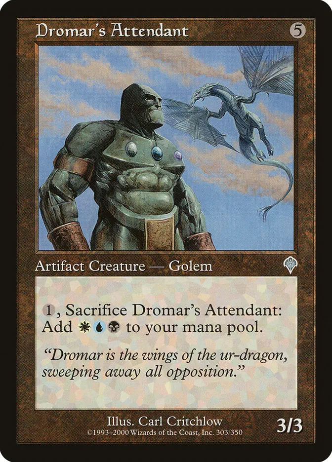 2000 Invasion Dromar's Attendant uncommon #303 uncommon card image