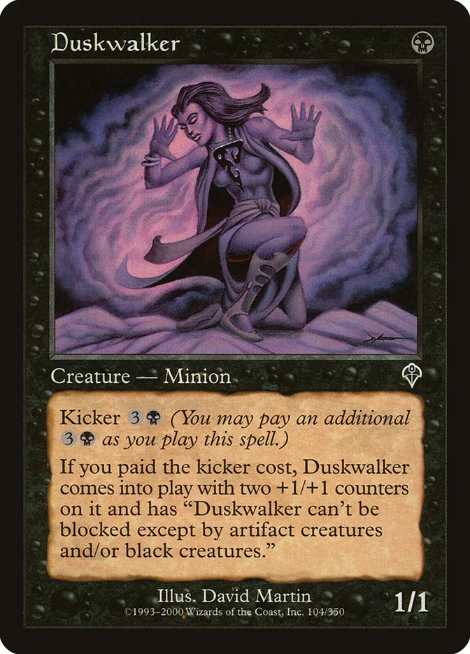 2000 Invasion Duskwalker common #104 common card image