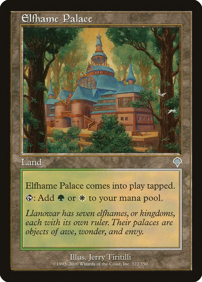 2000 Invasion Elfhame Palace uncommon #322 uncommon card image