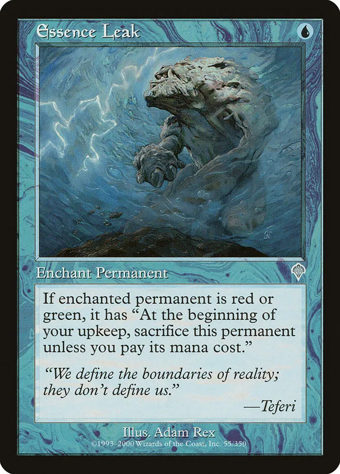 2000 Invasion Essence Leak uncommon #55 uncommon card image