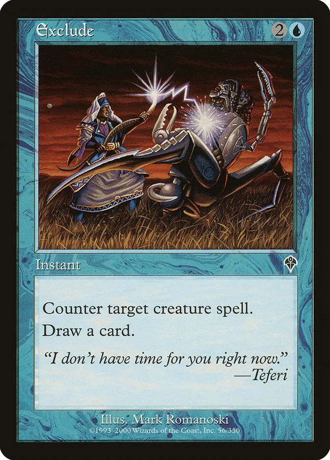 2000 Invasion Exclude common #56 common card image
