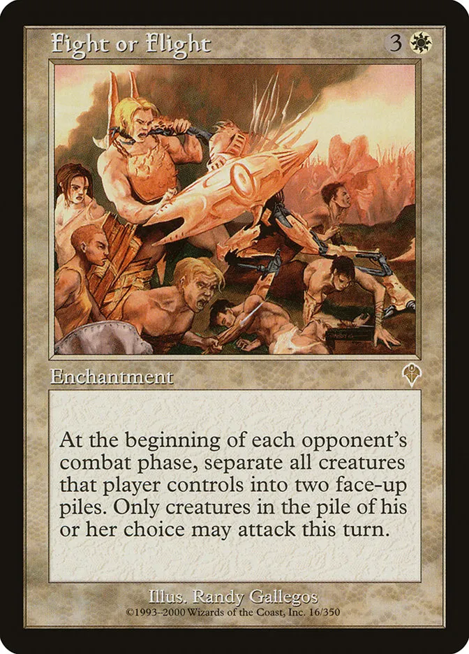 2000 Invasion Fight or Flight rare #16 rare card image