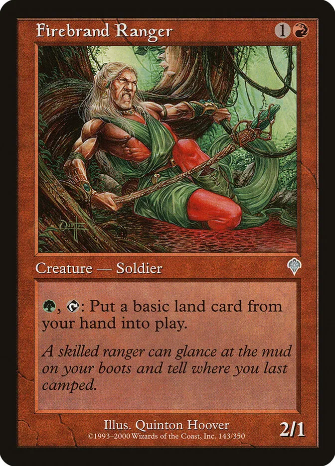 2000 Invasion Firebrand Ranger uncommon #143 uncommon card image