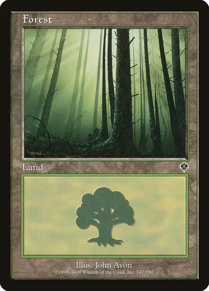 2000 Invasion Forest [Foil] common #347 common card image