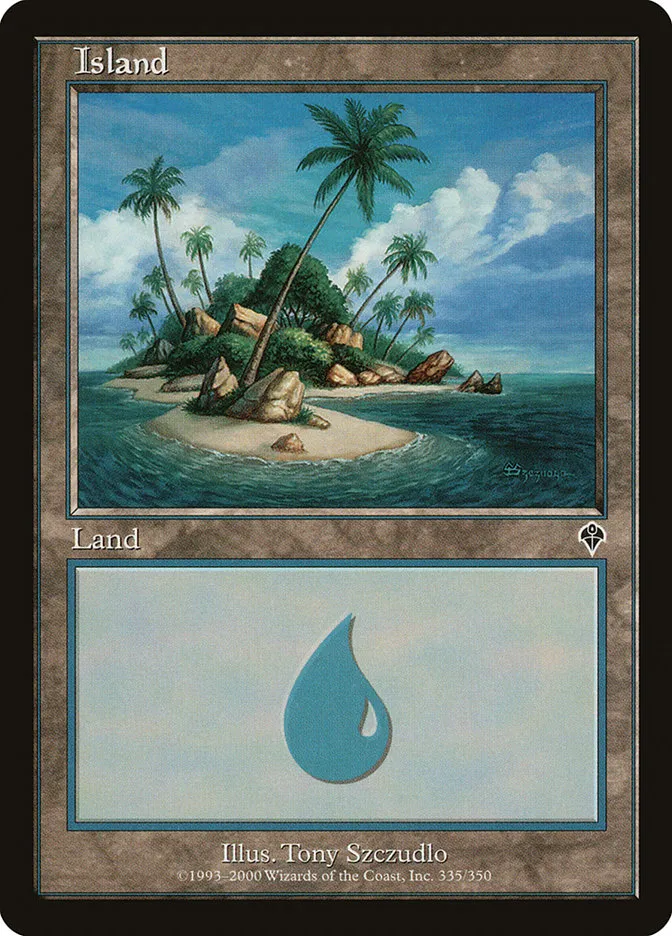 2000 Invasion Island common #335 common card image