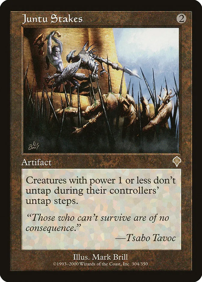 2000 Invasion Juntu Stakes rare #304 rare card image