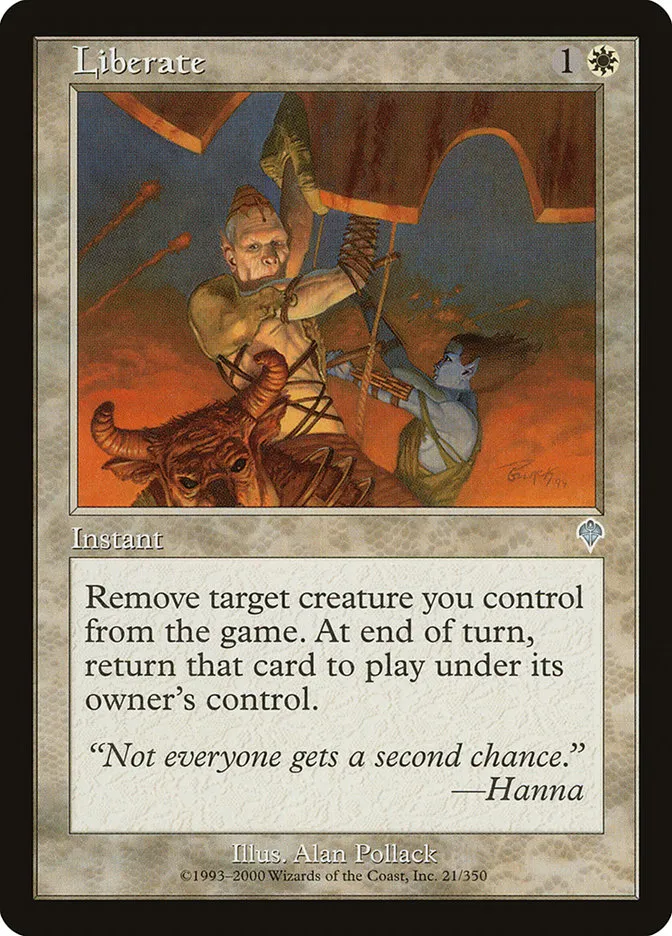 2000 Invasion Liberate uncommon #21 uncommon card image