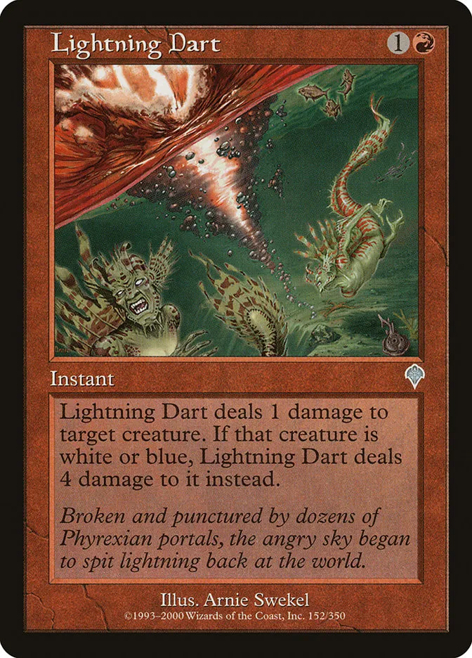 2000 Invasion Lightning Dart uncommon #152 uncommon card image