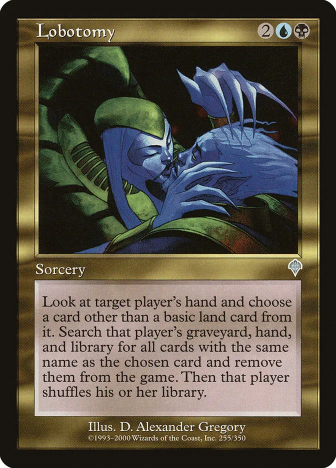 2000 Invasion Lobotomy uncommon #255 uncommon card image