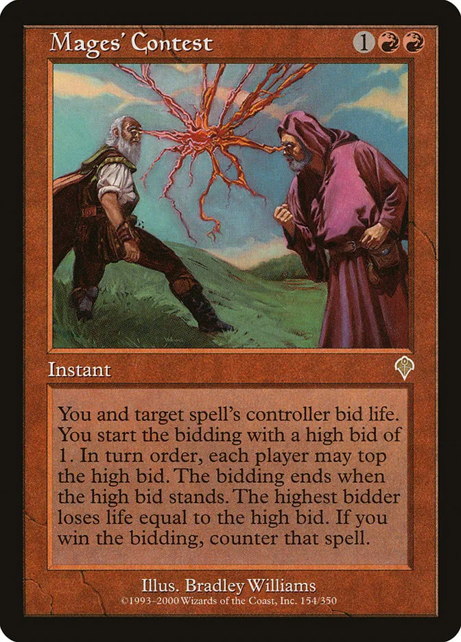 2000 Invasion Mages' Contest [Foil] rare #154 rare card image