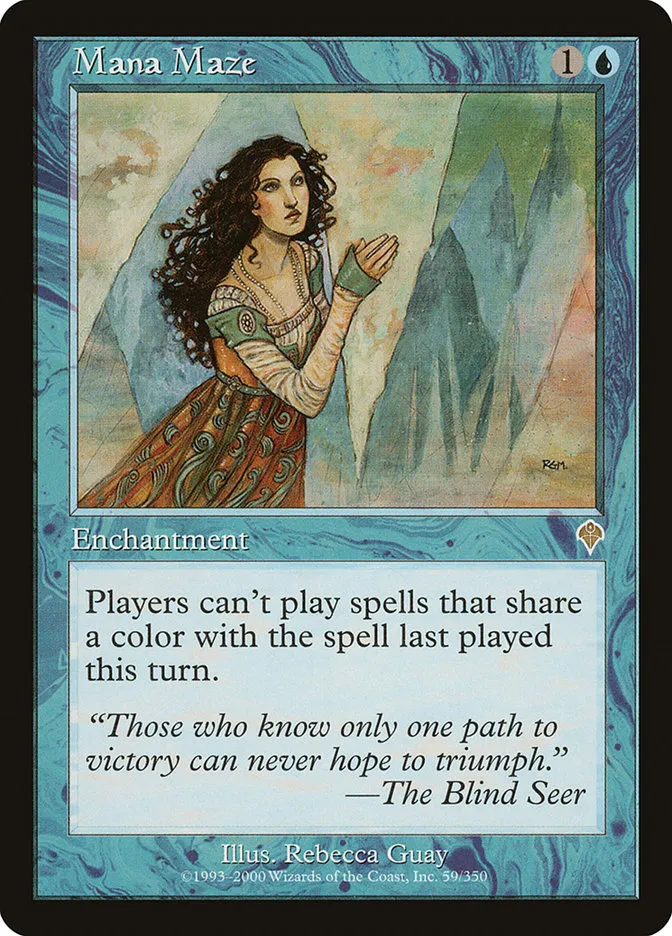 2000 Invasion Mana Maze rare #59 rare card image