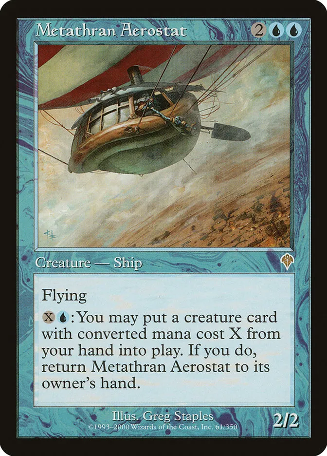 2000 Invasion Metathran Aerostat rare #61 rare card image
