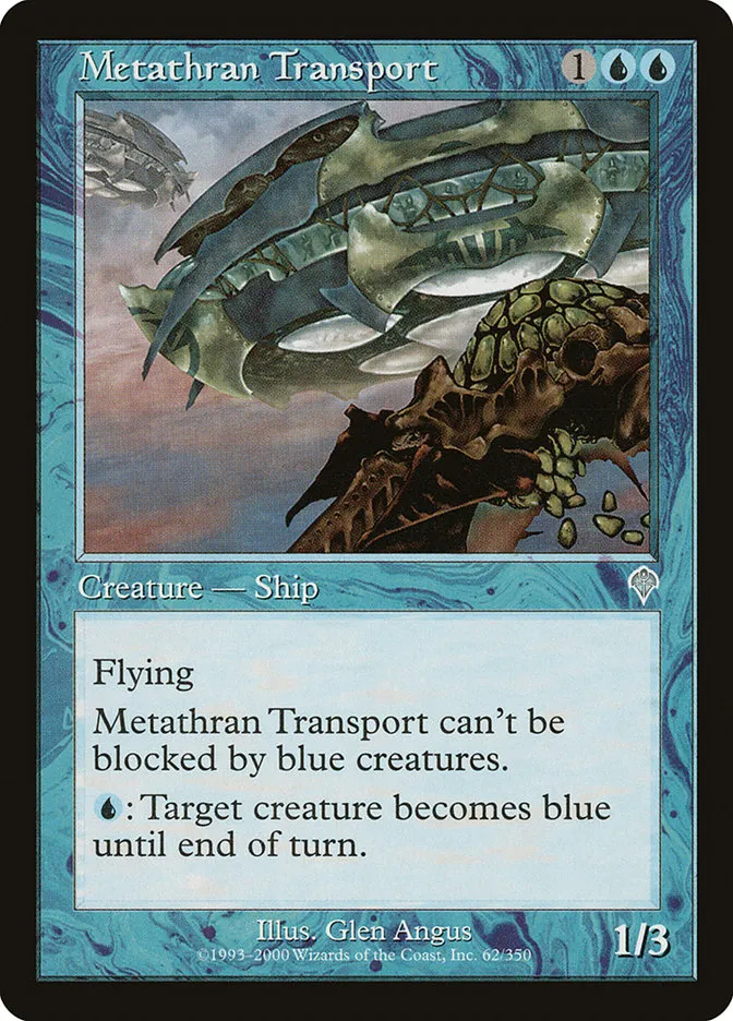 2000 Invasion Metathran Transport #62 uncommon card image