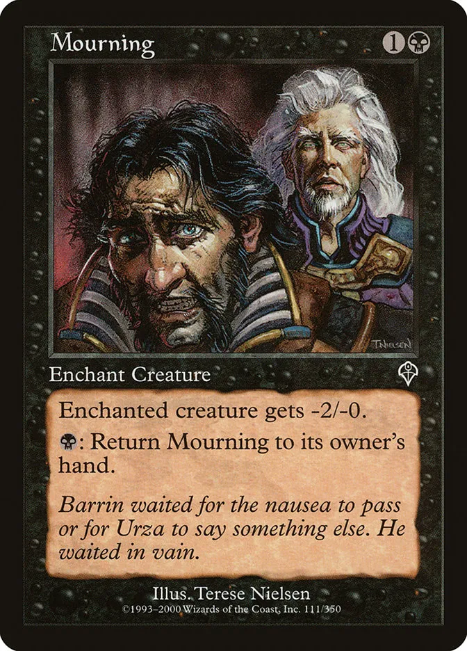 2000 Invasion Mourning common #111 common card image