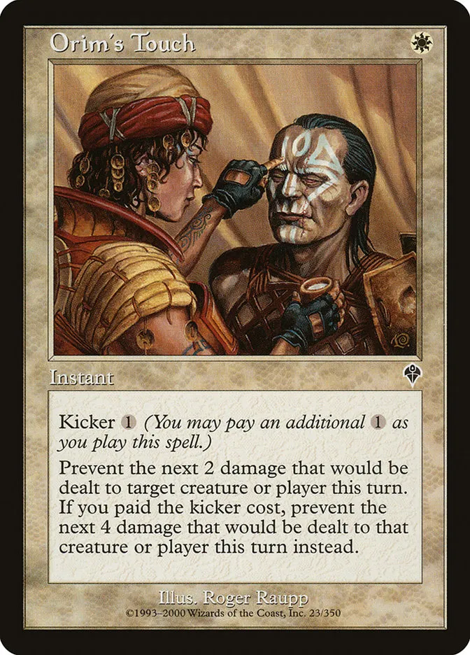 2000 Invasion Orim's Touch common #23 common card image