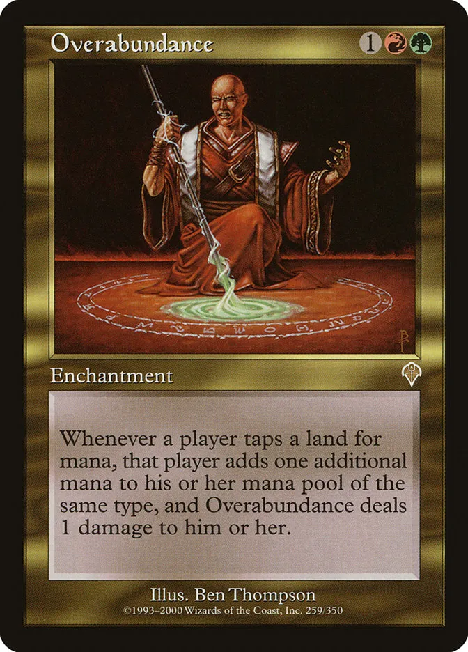 2000 Invasion Overabundance rare #259 rare card image