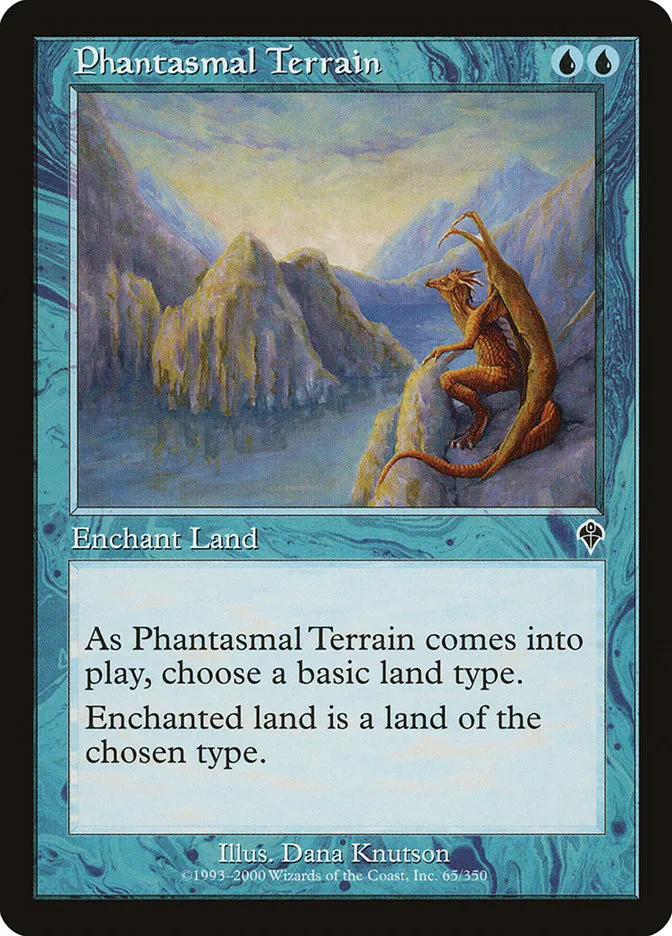 2000 Invasion Phantasmal Terrain common #65 common card image