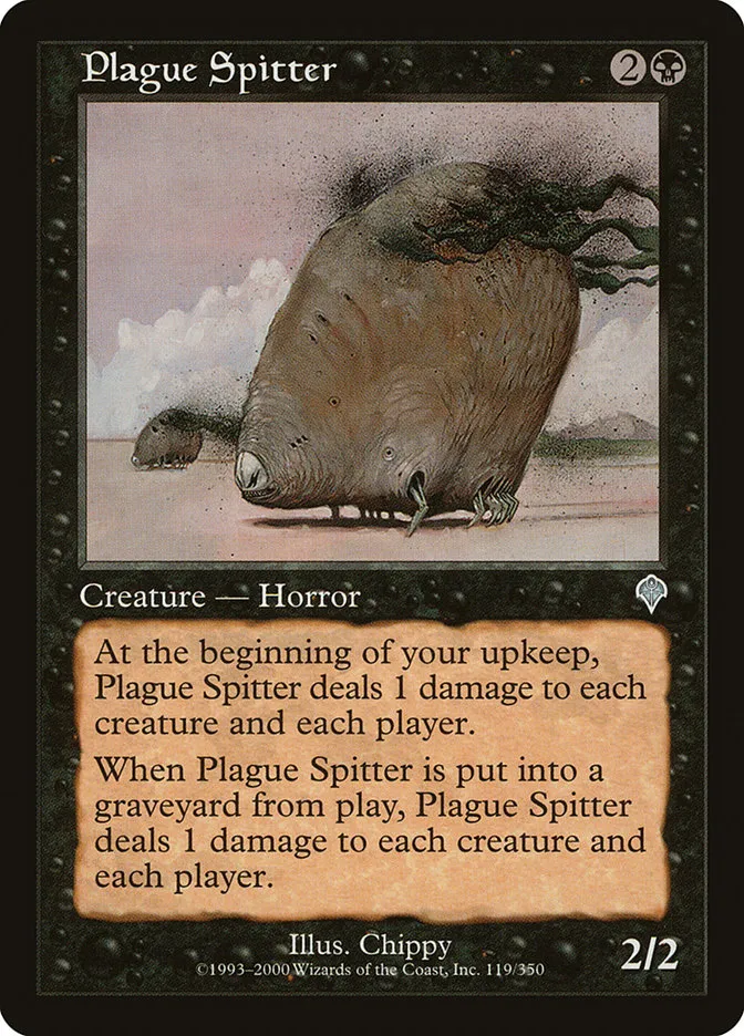 2000 Invasion Plague Spitter uncommon #119 uncommon card image