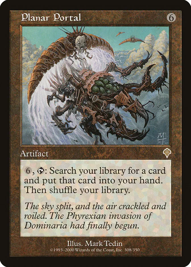 2000 Invasion Planar Portal rare #308 rare card image