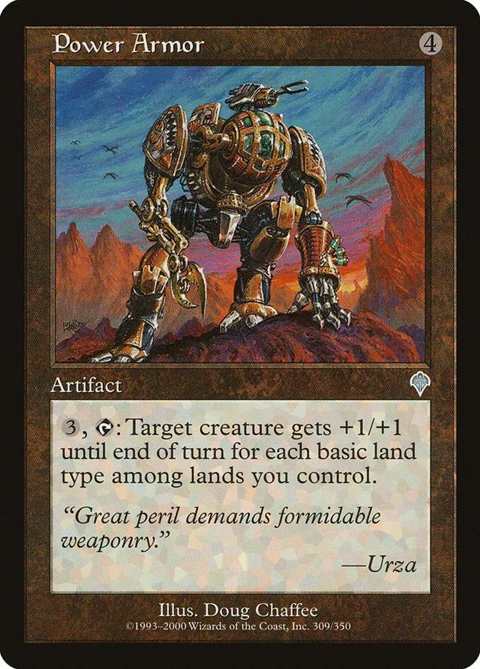 2000 Invasion Power Armor uncommon #309 uncommon card image