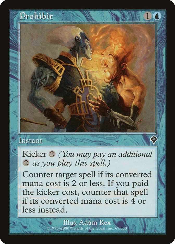 2000 Invasion Prohibit common #67 common card image