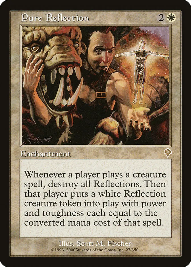 2000 Invasion Pure Reflection rare #27 rare card image