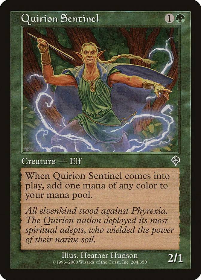 2000 Invasion Quirion Sentinel common #204 common card image