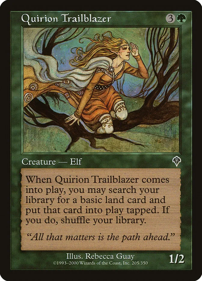 2000 Invasion Quirion Trailblazer common #205 common card image
