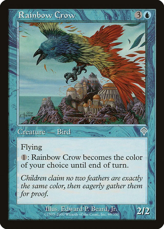 2000 Invasion Rainbow Crow uncommon #69 uncommon card image