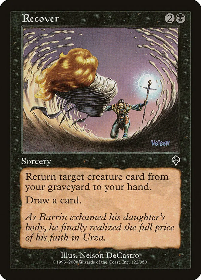 2000 Invasion Recover common #122 common card image