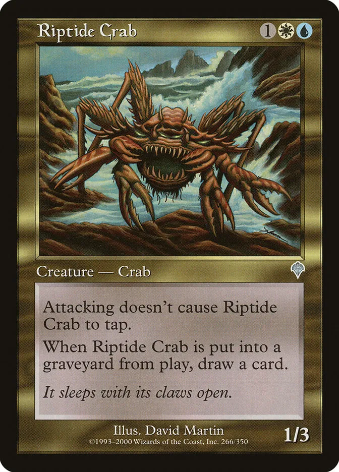 2000 Invasion Riptide Crab uncommon #266 uncommon card image