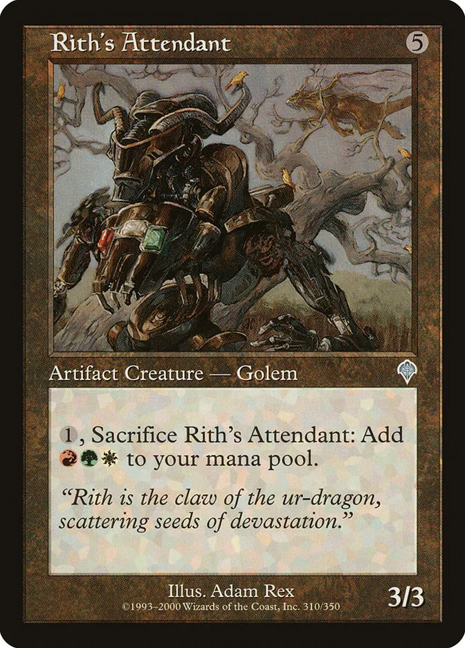 2000 Invasion Rith's Attendant uncommon #310 uncommon card image