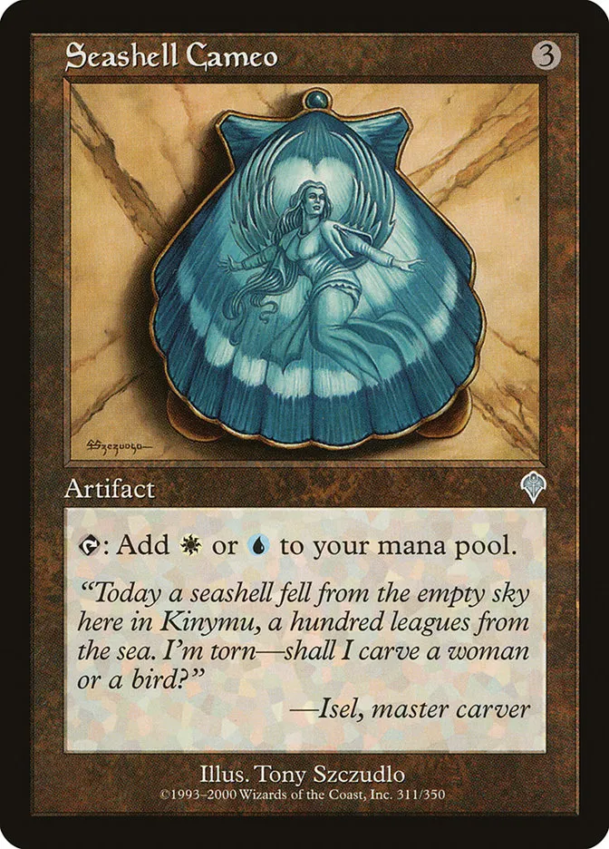2000 Invasion Seashell Cameo uncommon #311 uncommon card image