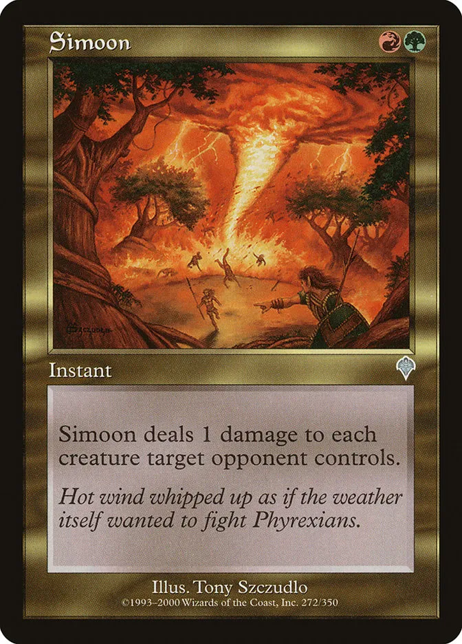 2000 Invasion Simoon uncommon #272 uncommon card image