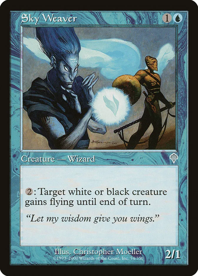 2000 Invasion Sky Weaver [Foil] uncommon #74 uncommon card image