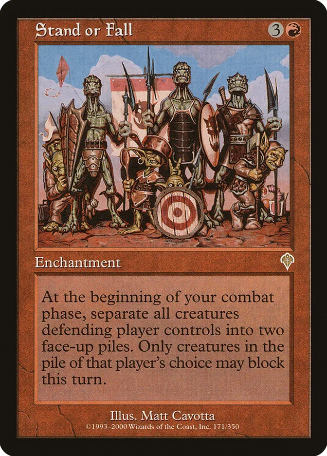 2000 Invasion Stand or Fall [Foil] rare #171 rare card image