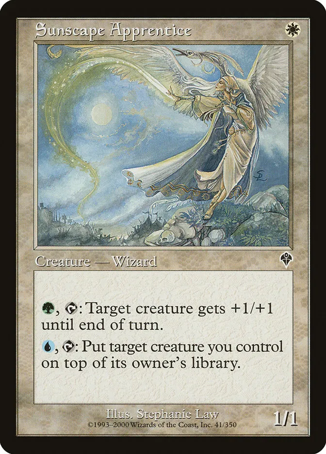 2000 Invasion Sunscape Apprentice common #41 common card image