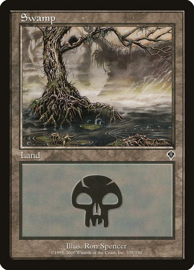 2000 Invasion Swamp common #339 common card image