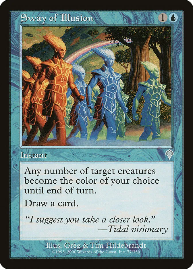 2000 Invasion Sway of Illusion uncommon #77 uncommon card image