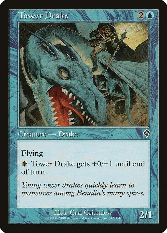 2000 Invasion Tower Drake common #82 common card image