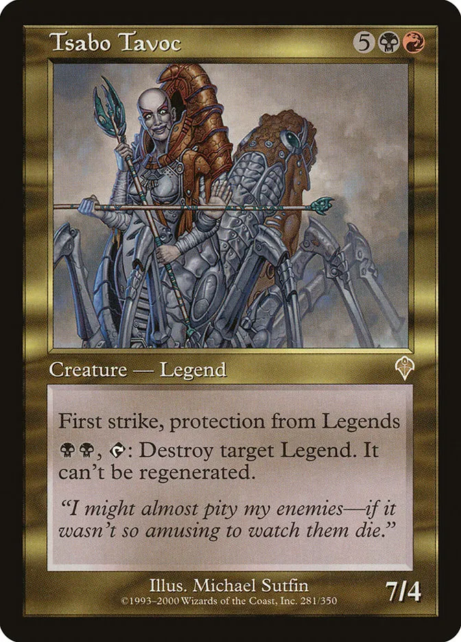 2000 Invasion Tsabo Tavoc #281 rare card image
