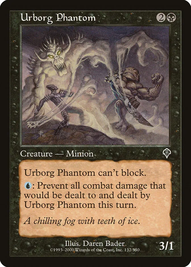 2000 Invasion Urborg Phantom common #132 common card image