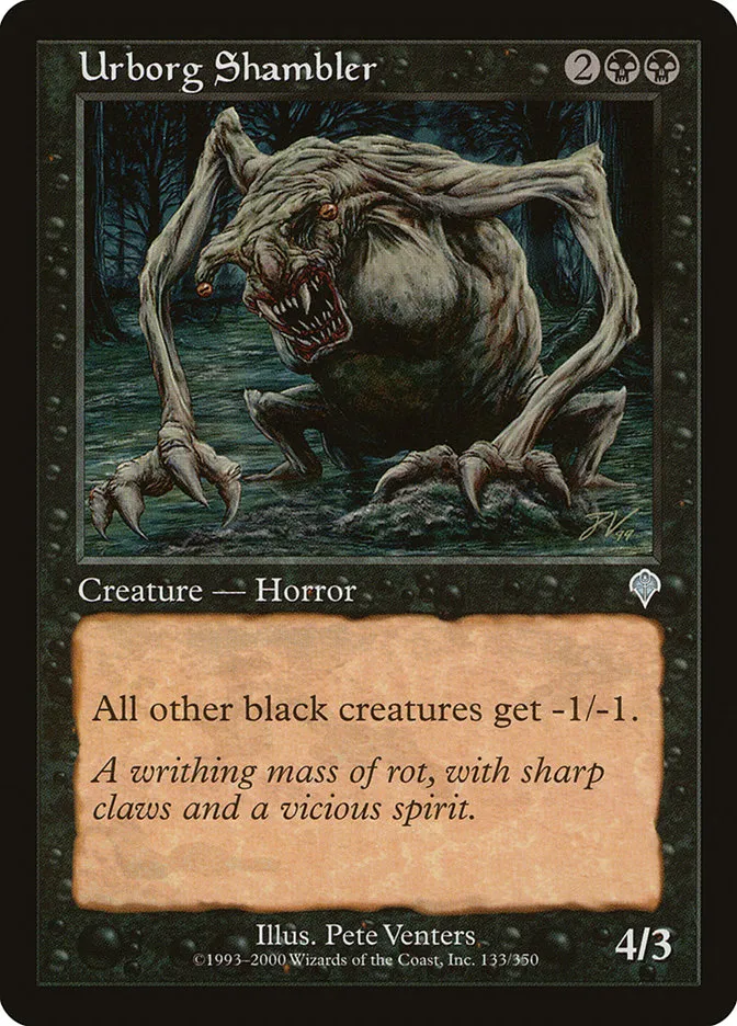 2000 Invasion Urborg Shambler #133 uncommon card image