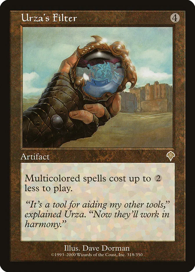 2000 Invasion Urza's Filter rare #318 rare card image