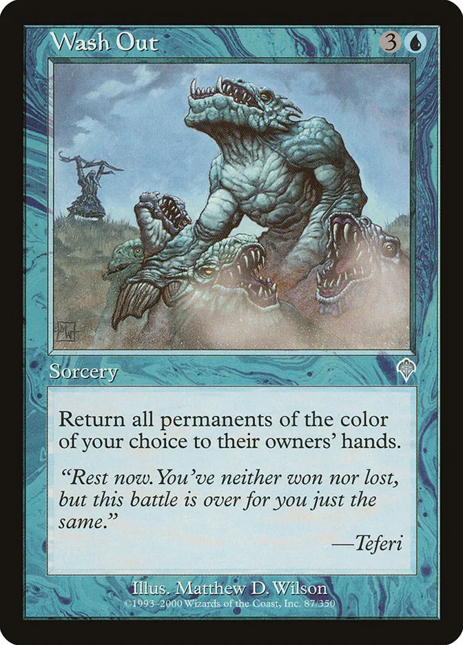 2000 Invasion Wash Out uncommon #87 uncommon card image