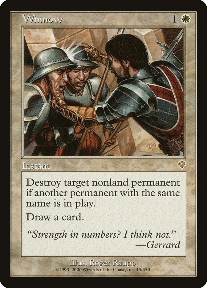 2000 Invasion Winnow rare #45 rare card image