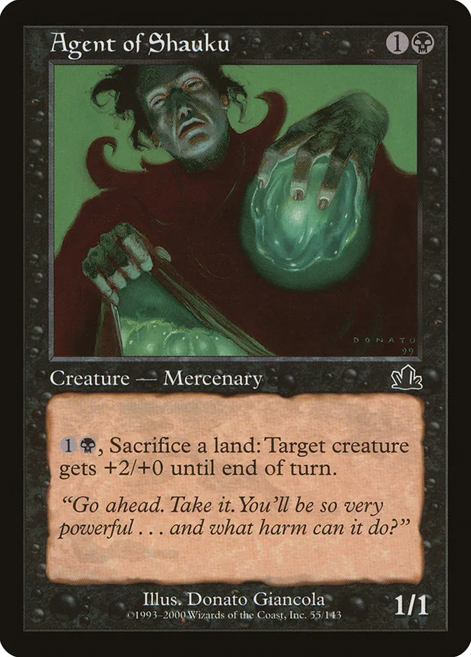 2000 Prophecy Agent of Shauku common #55 common card image