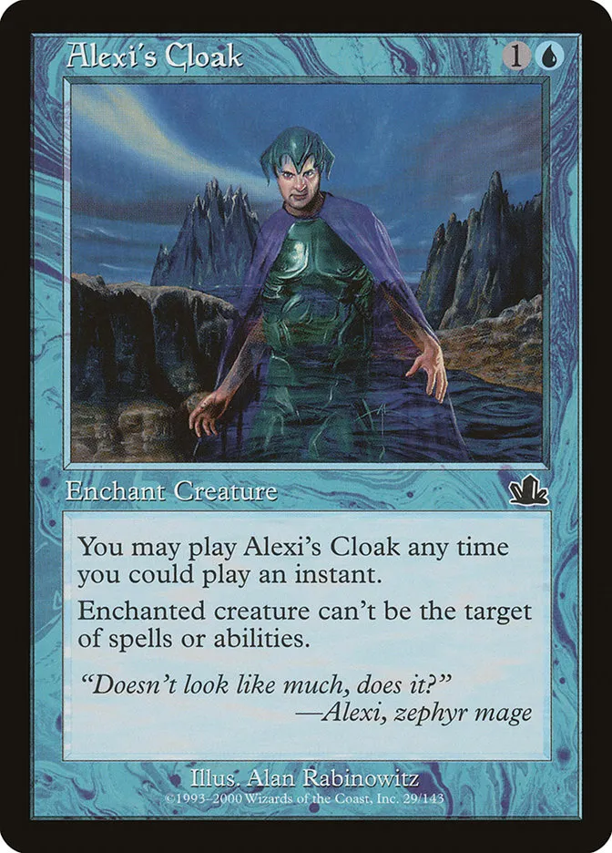 2000 Prophecy Alexi's Cloak common #29 common card image