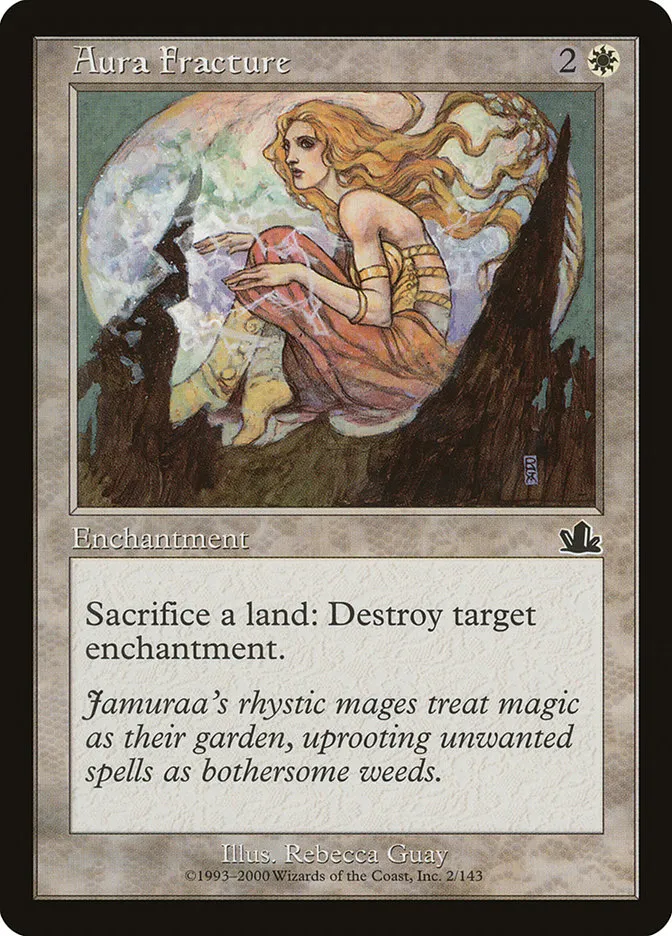 2000 Prophecy Aura Fracture common #2 common card image