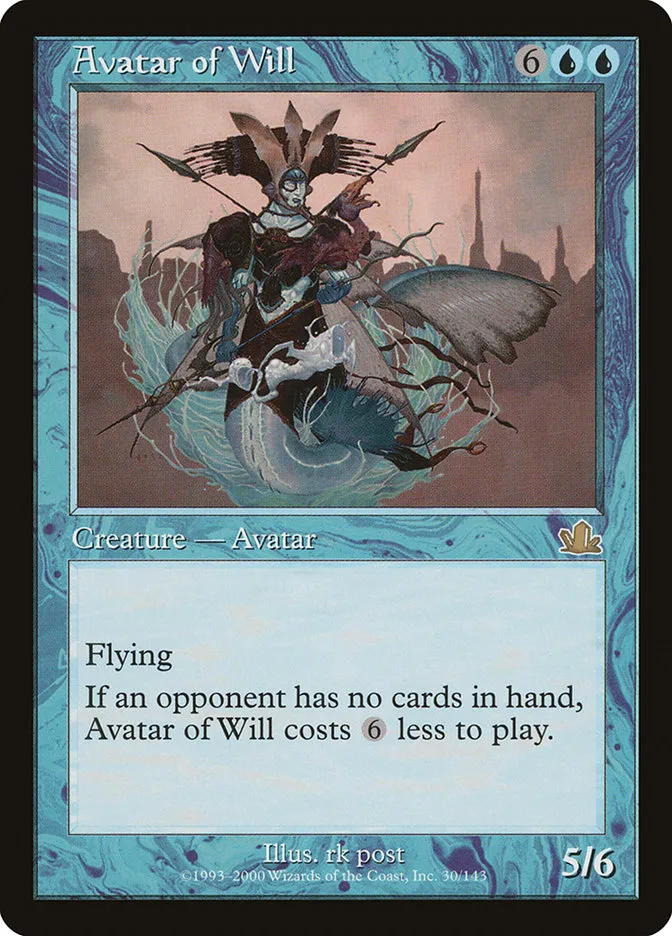 2000 Prophecy Avatar of Will rare #30 rare card image